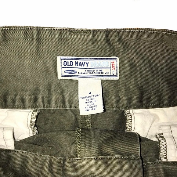 navy green mini skirt - Picture 3 of 3